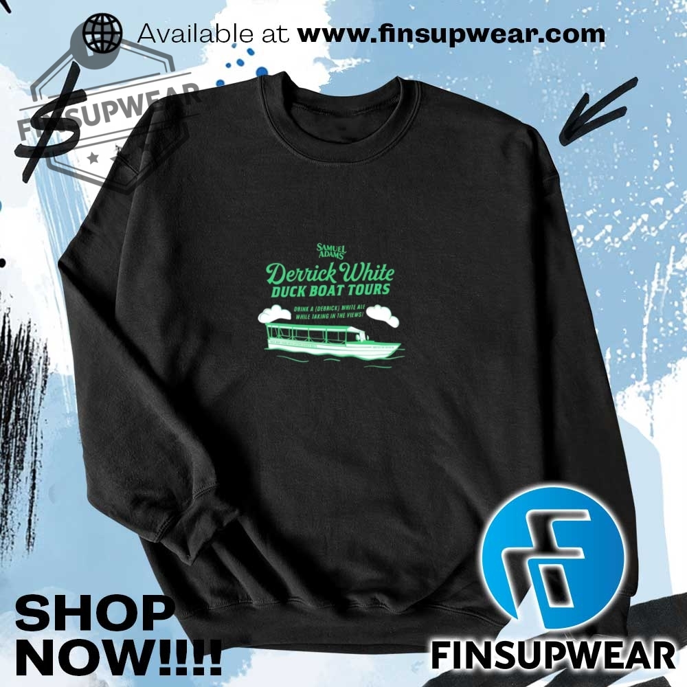 Samuel Adams Derrick White Duck Boat Tours Shirt 7 Samuel Adams Derrick White Duck Boat Tours shirt