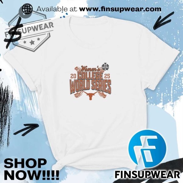 Texas Longhorns 2025 Ncaa Softball Womens College World Series Shirt finsupwear 4