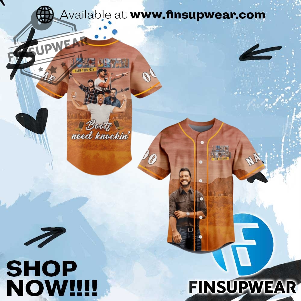 Luke Bryan Baseball Jersey 1 Luke Bryan Baseball Jersey