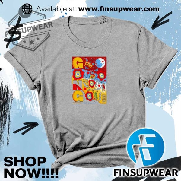 Gong Band Poster For Outer Waves Festival 2025 Invisible Wind Factory In Liverpool Shirt finsupwear 2