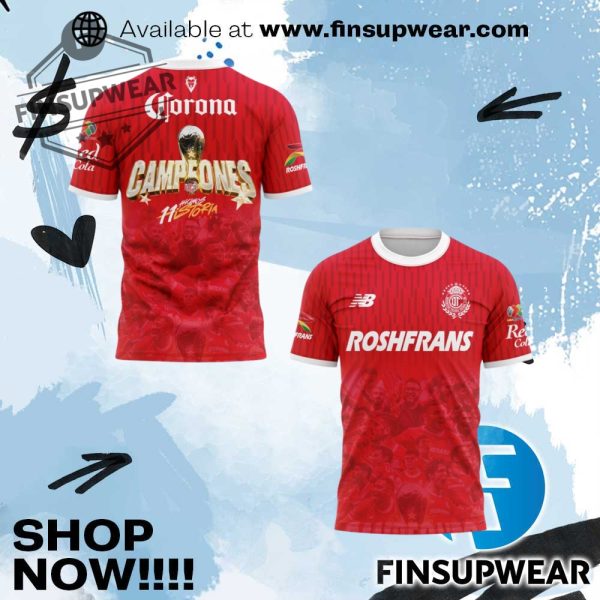 Toluca Campeones 2025 Tshirt finsupwear 1 1