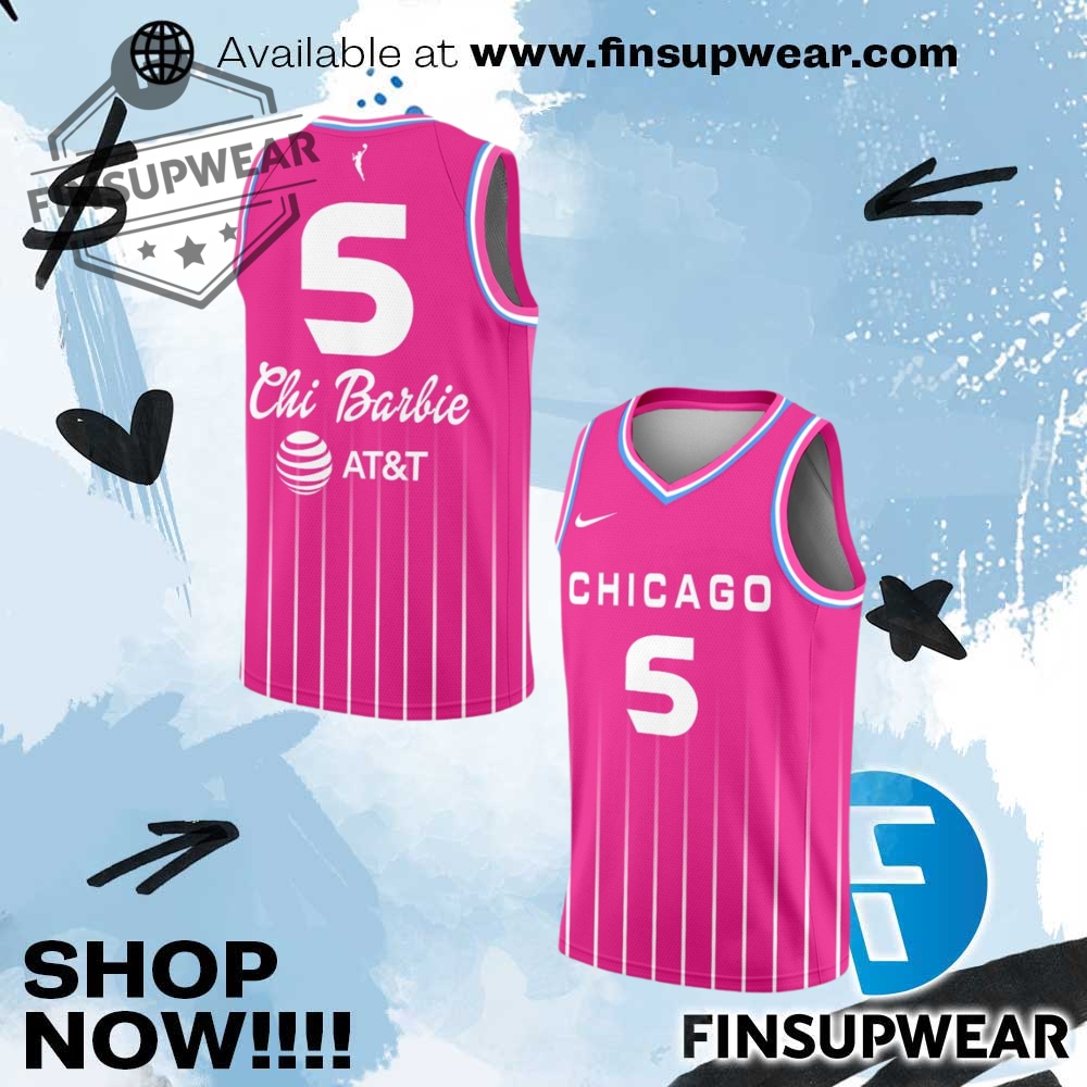 Chi Barbie Chicago Pink Basketball Jersey 1 Chi Barbie Chicago Pink Basketball Jersey