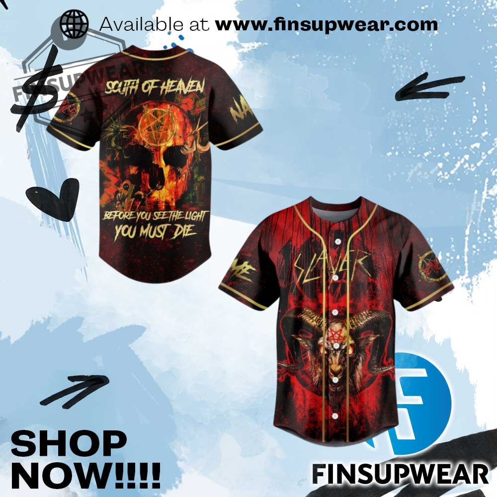 Slayer Baseball Jersey 1 Slayer Baseball Jersey