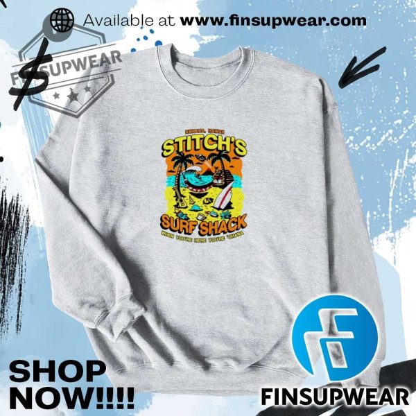 Stitchs Surf Shack When Youre Here Youre Ohana Shirt finsupwear 2