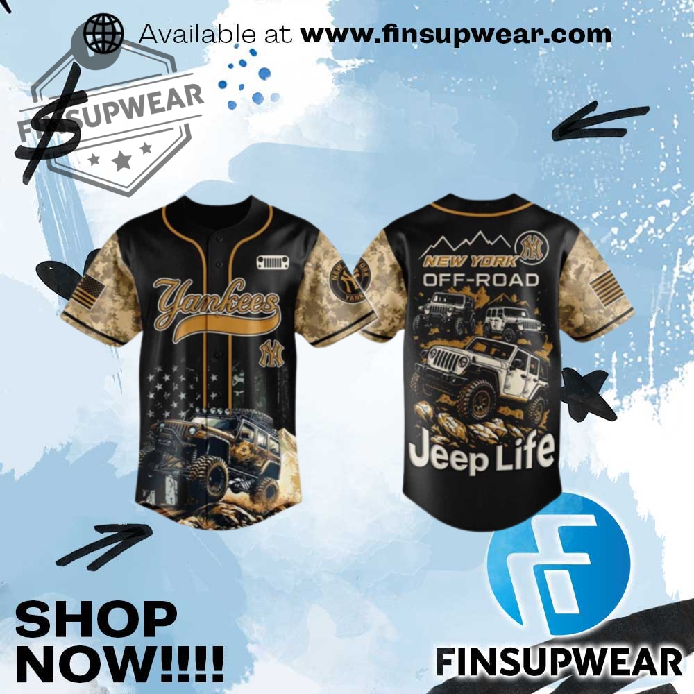 Ny Yankees Jeep Life Jersey 2025