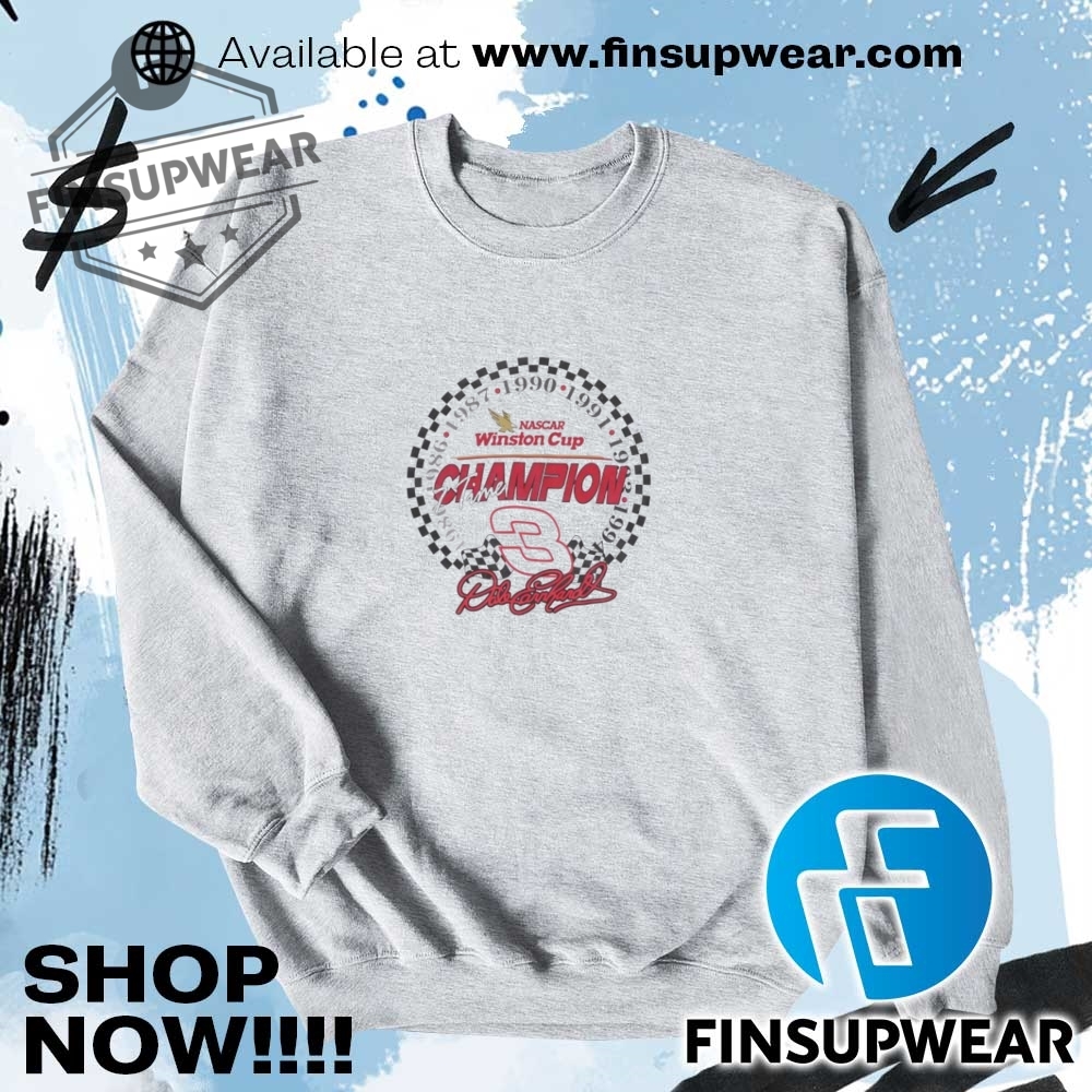 Dale Earnhardt Nascar Winston Cup Champion 7 Time Signature Shirt 7 Dale Earnhardt Nascar Winston Cup Champion 7 Time signature shirt