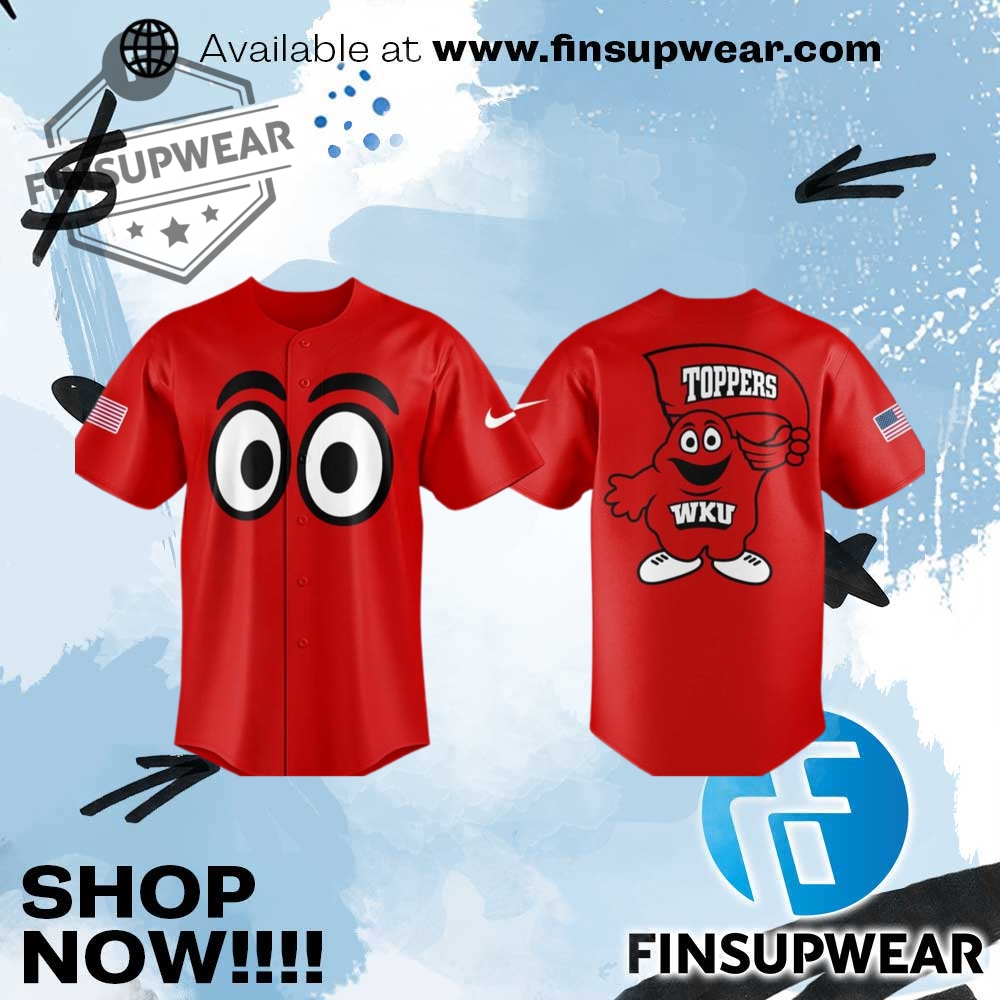 Top Trending 2025: Must-Have Hockey Jerseys, Basketball Jerseys and Baseball Jerseys 7 Western Kentucky Hilltoppers Big Red Mascot Limited Edition Baseball Jersey