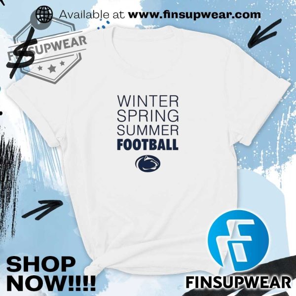 Winter Spring Summer Penn State Nittany Lions Football Shirt finsupwear 1