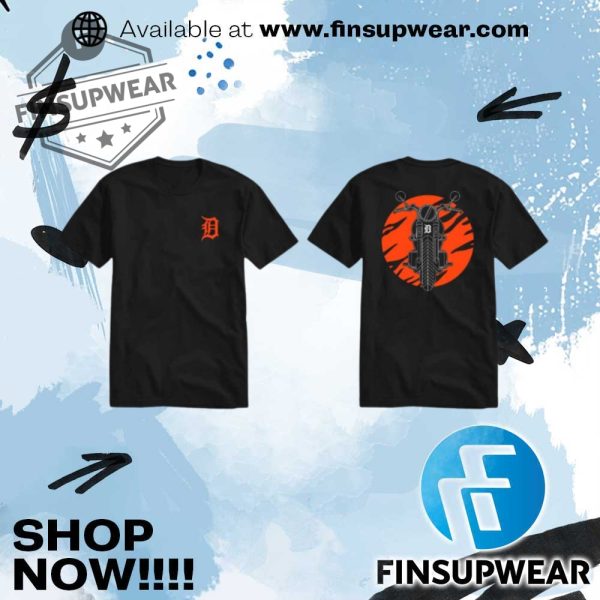 2025 Tigers Bike Night Shirt Giveaway finsupwear 1