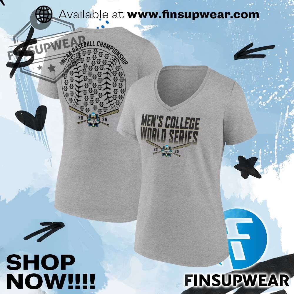 Womens 2025 Ncaa Baseball Selection Show Vneck Tshirt