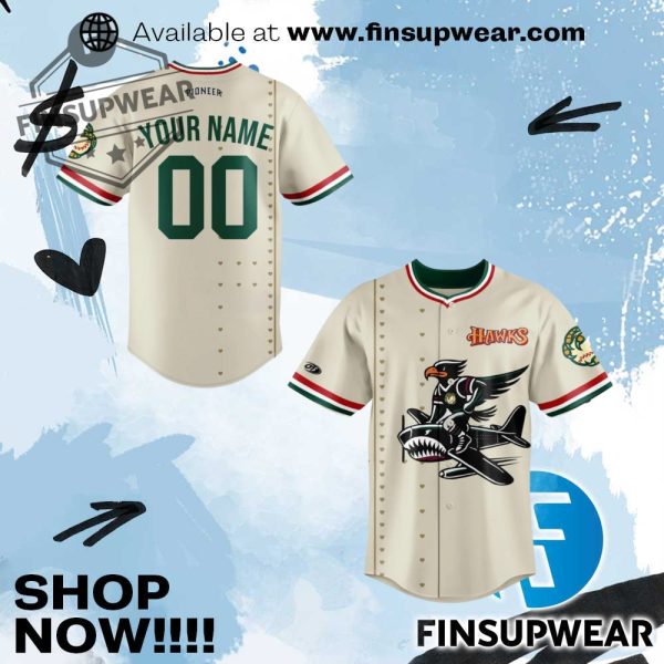 Boise Hawks Military Appreciation Limited Edition Baseball Jersey finsupwear 1