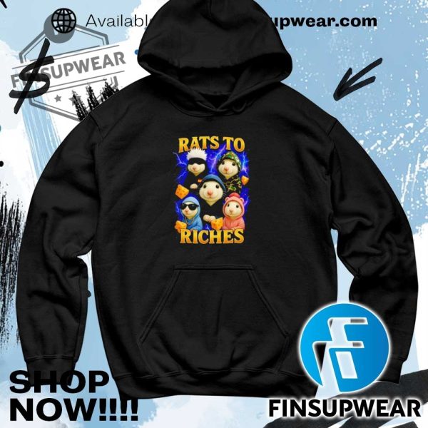 Rats To Riches Cheese Lightning Shirt finsupwear 4