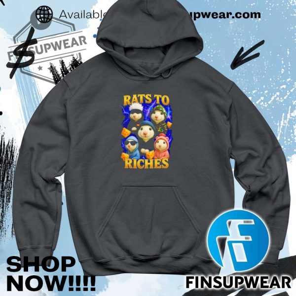 Rats To Riches Cheese Lightning Shirt finsupwear 5
