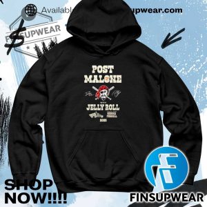 Pittsburgh Pirates X Post Malone With Jelly Roll Big Ass Stadium Tour Shirt finsupwear 4