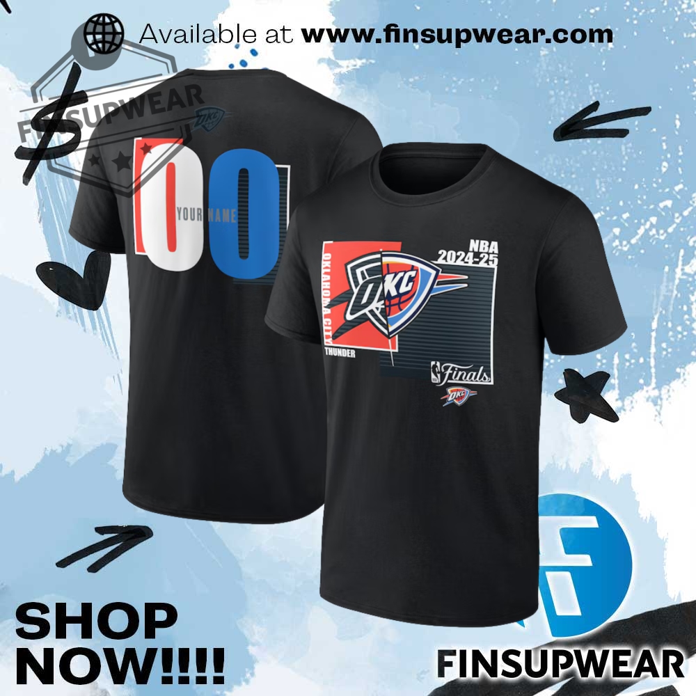 Oklahoma City Thunder 2025 Nba Finals Custom Tshirt