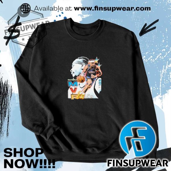 Shai Gilgeousalexander 2025 Mvp Super Star Shirt finsupwear 3