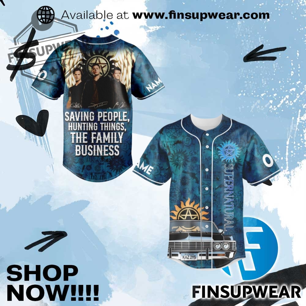Top Trending 2025: Must-Have Hockey Jerseys, Basketball Jerseys and Baseball Jerseys 3 Supernatural Baseball Jersey