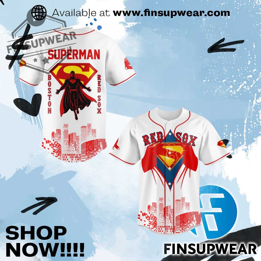 Top Trending 2025: Must-Have Hockey Jerseys, Basketball Jerseys and Baseball Jerseys 5 2025 Red Sox Superman Night Jersey