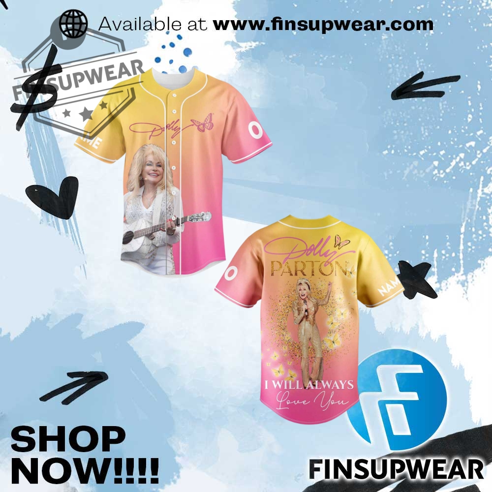 Top Trending 2025: Must-Have Hockey Jerseys, Basketball Jerseys and Baseball Jerseys 11 Dolly Parton Baseball Jersey I Will Always Love You