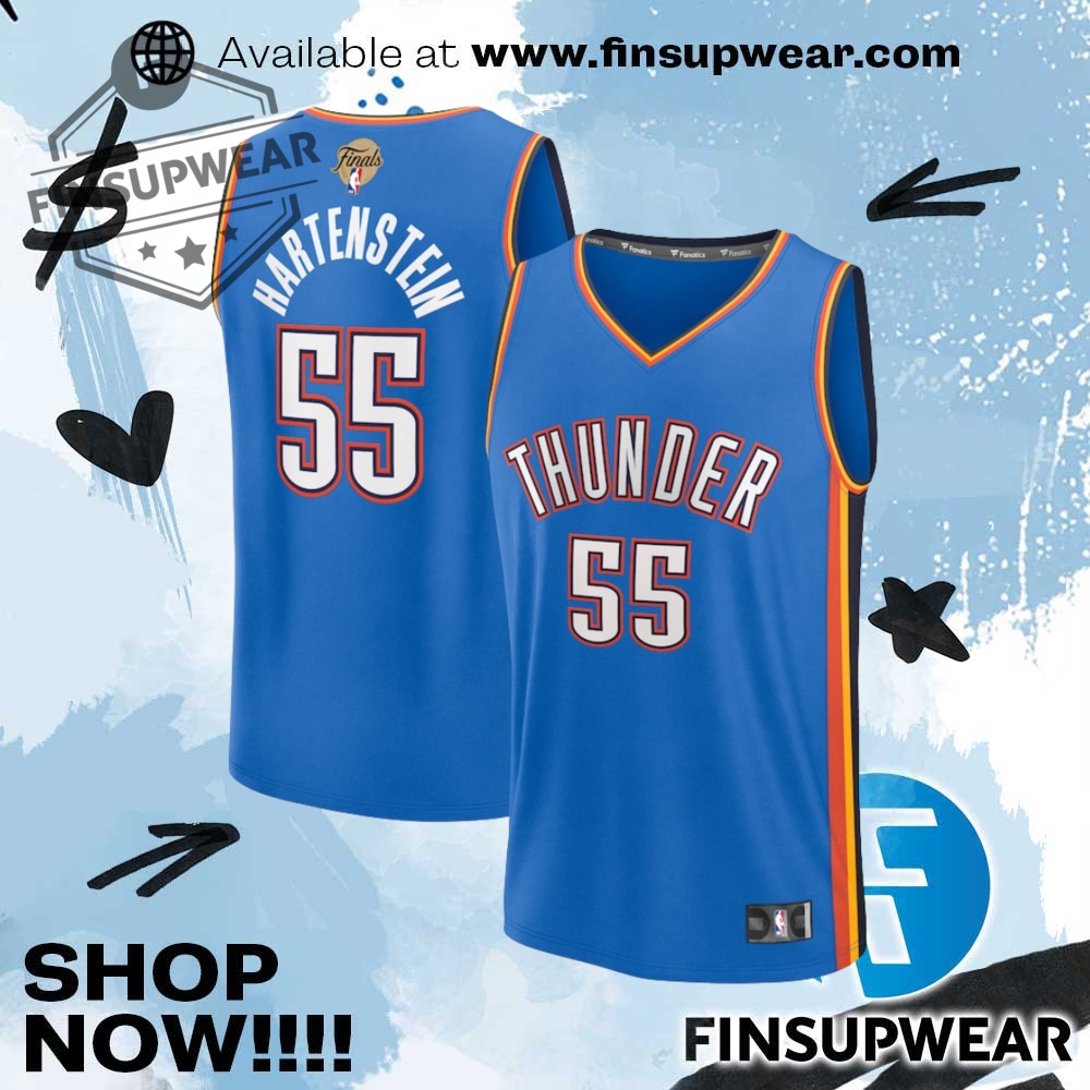 Top Trending 2025: Must-Have Hockey Jerseys, Basketball Jerseys and Baseball Jerseys 15 Isaiah Hartenstein Oklahoma City Thunder Fanatics 2025 Nba Finals Fast Break Replica Player Jersey