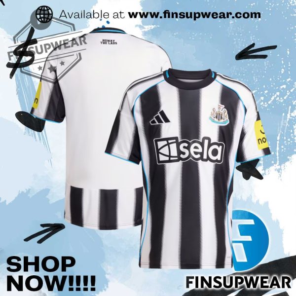 Newcastle United Adidas 202526 Home Replica Jersey finsupwear 1
