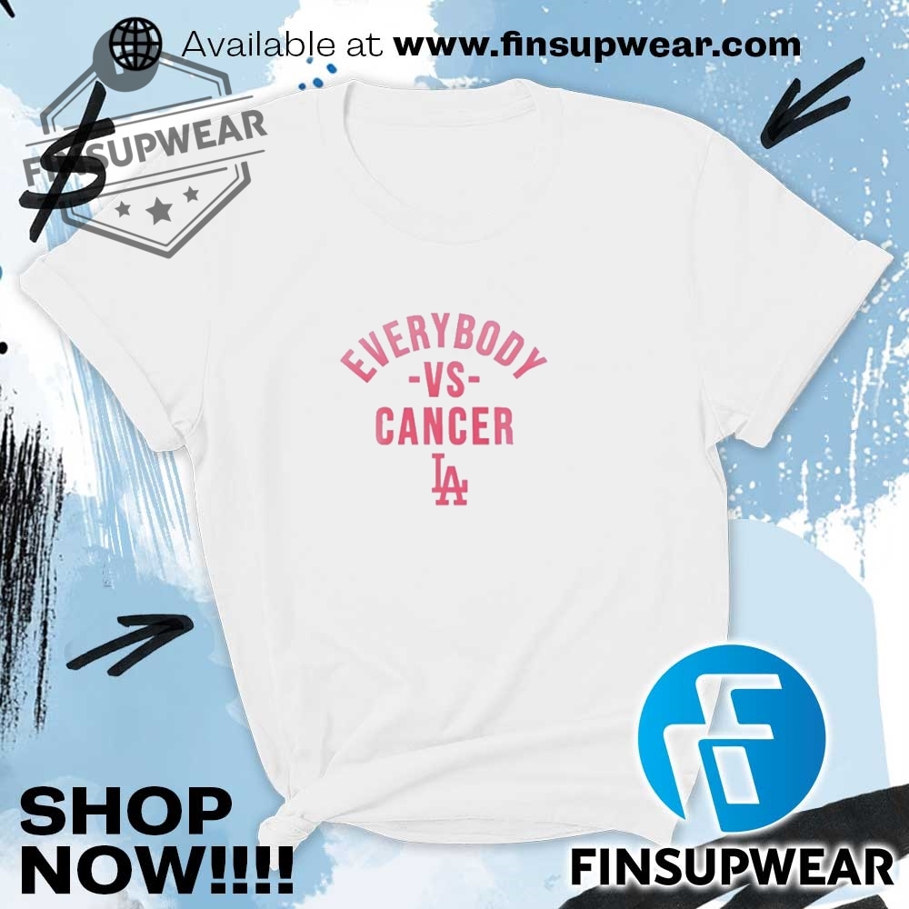 Los Angeles Dodgers X Everybody Vs Cancer Awareness Day 2025 Shirt