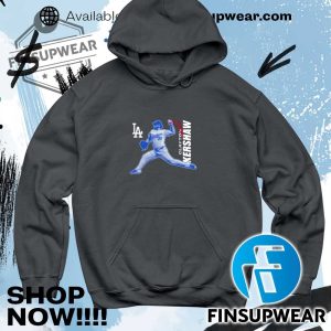 Clayton Kershaw Los Angeles Dodgers Player Graphic Shirt finsupwear 5