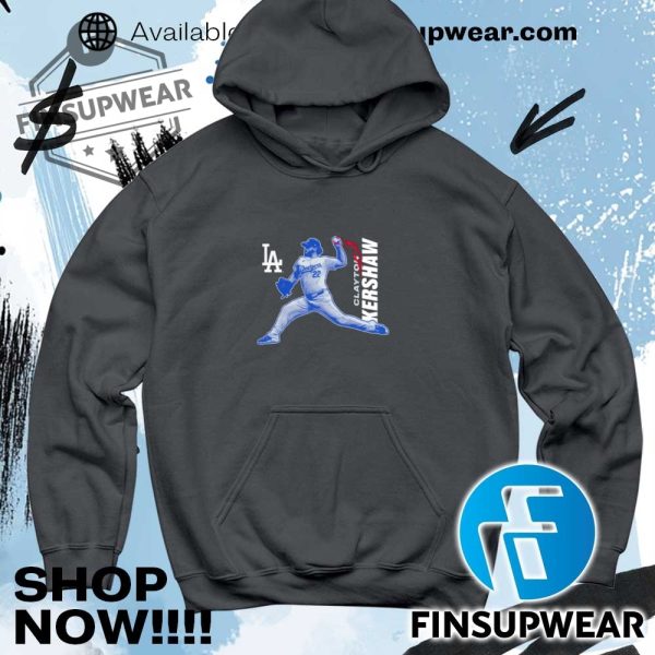 Clayton Kershaw Los Angeles Dodgers Player Graphic Shirt finsupwear 5