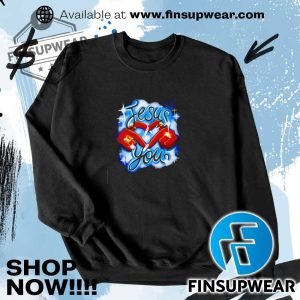 Jesus Loves You Shirt Hoodie Long Sleeve Vintage finsupwear 3