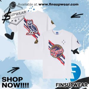 Indiana Fever Womens Ovo X Wnba Graphic Tshirt finsupwear 1