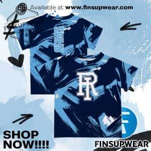 Rhode Island Rams Vive La Fete Youth Paint Brush Tshirt finsupwear 1