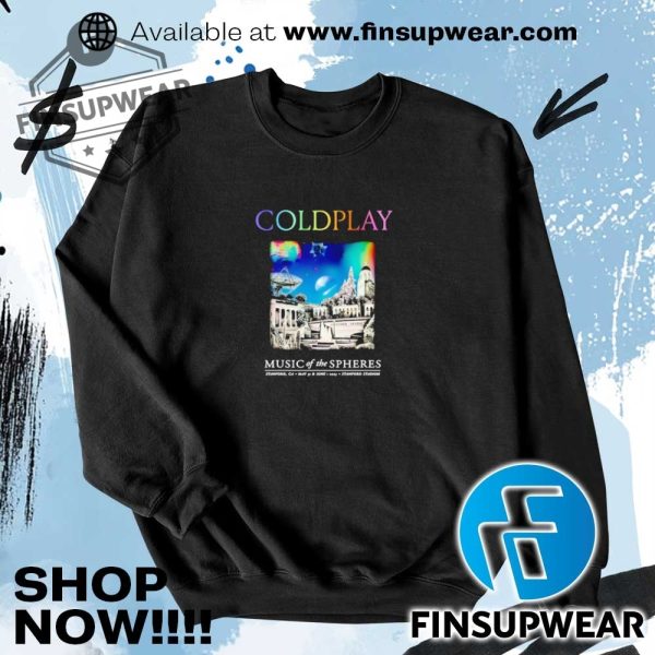 Coldplay Event Stanford June 2025 Shirt finsupwear 3