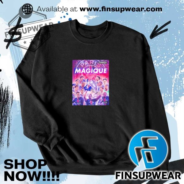 Paris Saintgermain 2025 Champions League Team Players Magique Shirt finsupwear 3