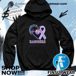 Alzheimers Awareness Heart I Will Remember For You Texas Rangers Shirt finsupwear 4