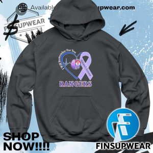 Alzheimers Awareness Heart I Will Remember For You Texas Rangers Shirt finsupwear 5
