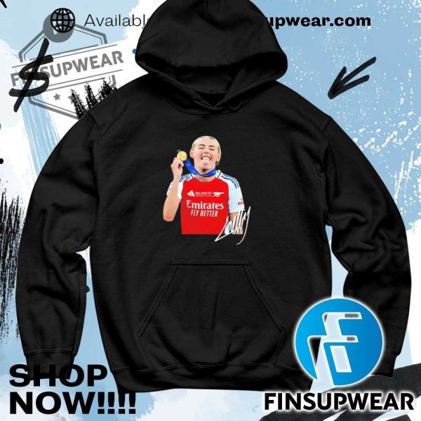 Chloe Kelly 2025 Arsenal Womens Champions League Shirt finsupwear 4