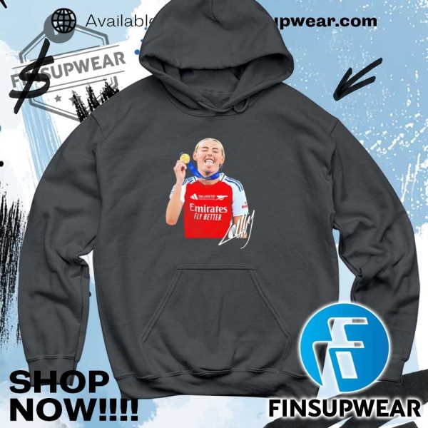 Chloe Kelly 2025 Arsenal Womens Champions League Shirt finsupwear 5