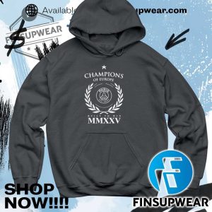 Paris Saintgermain 2025 Champions Of Europe Built To Win Shirt finsupwear 5