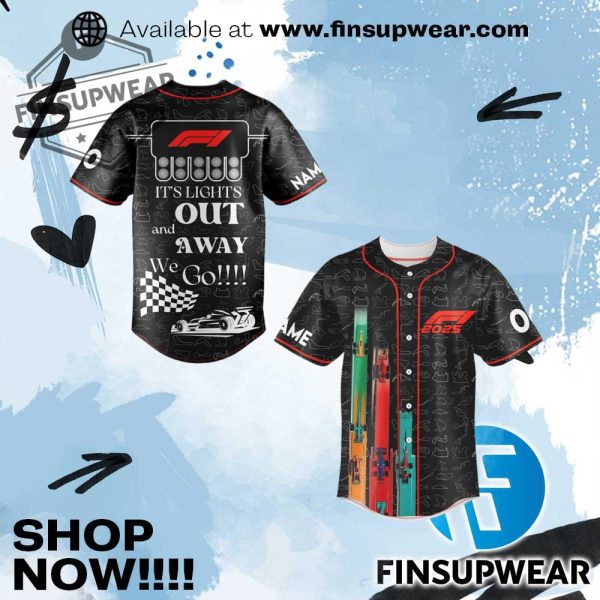 F1 Personalized Baseball Jersey Outfit finsupwear 1