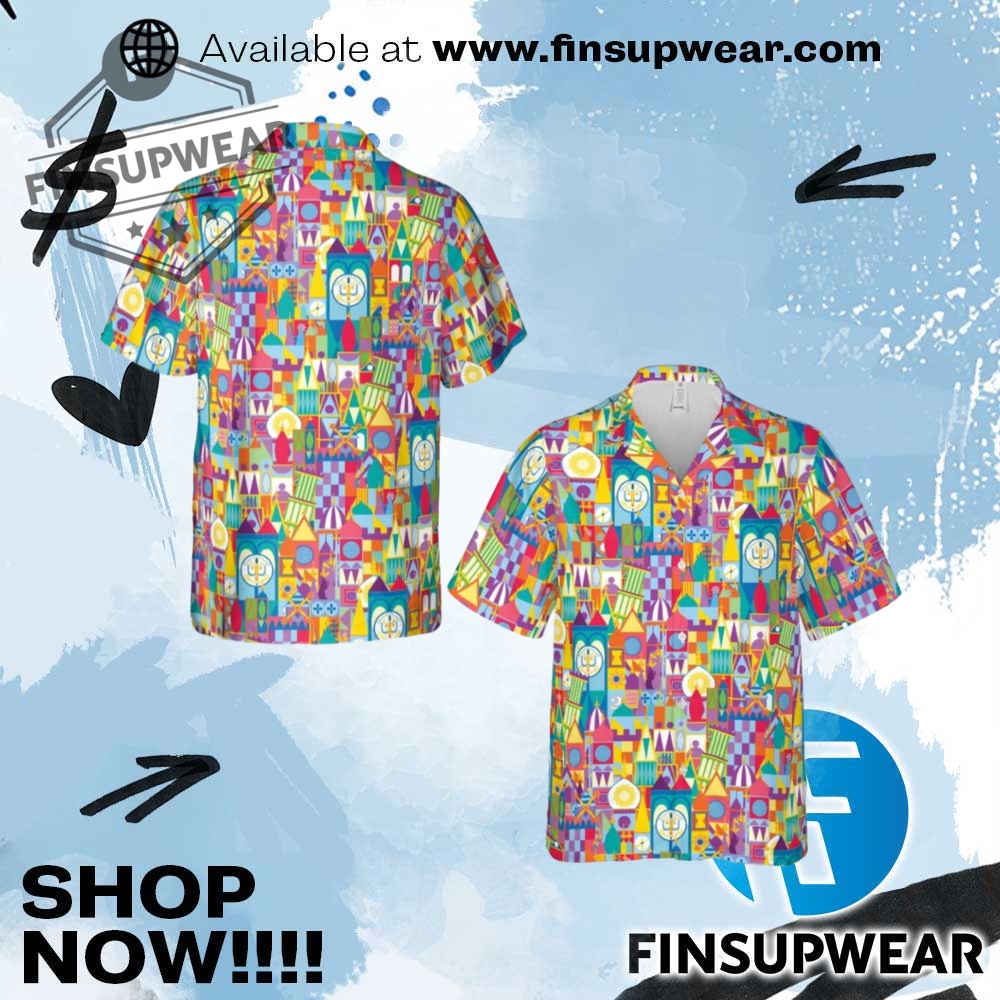 New Its A Small World Board Game Hawaiian Shirt