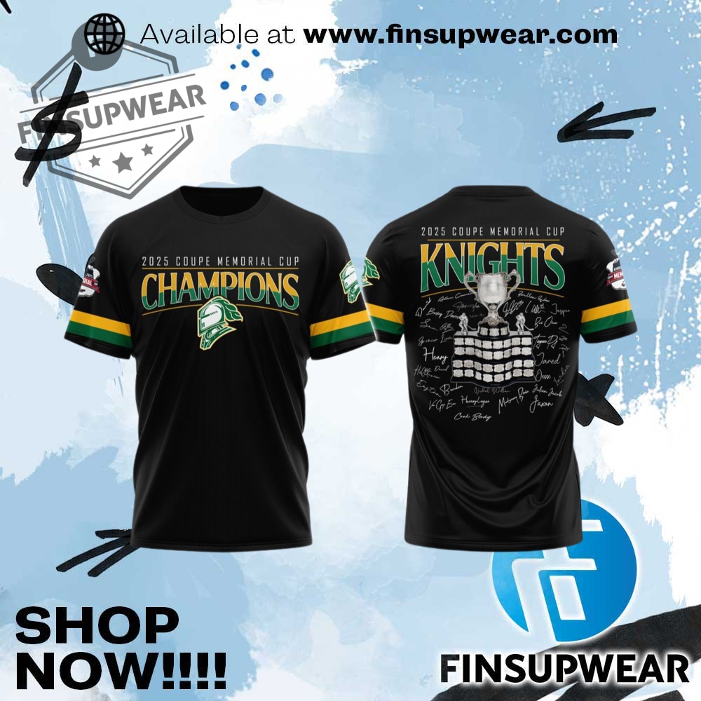London Knights Champions Memorial Cup 2025 Shirt