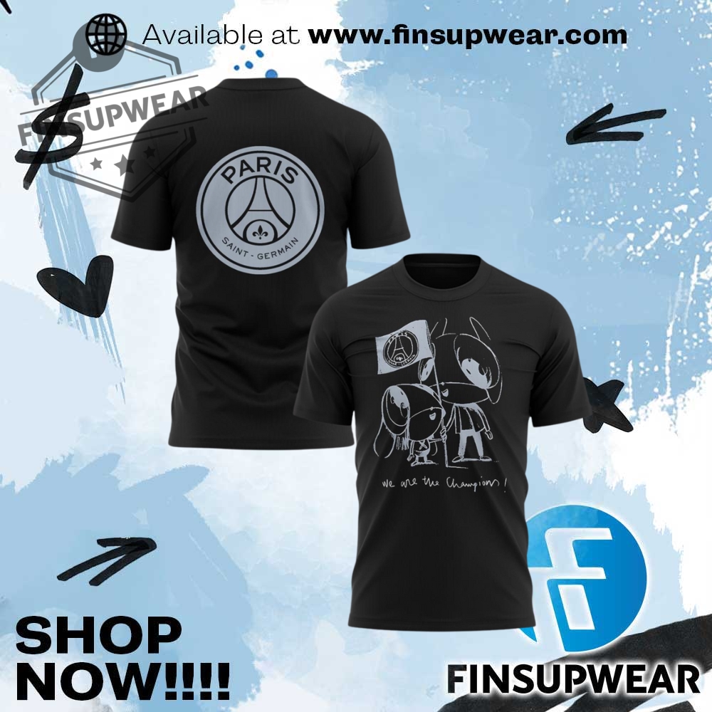 Xana We Are The Champions Psg Limited Edition Tshirt