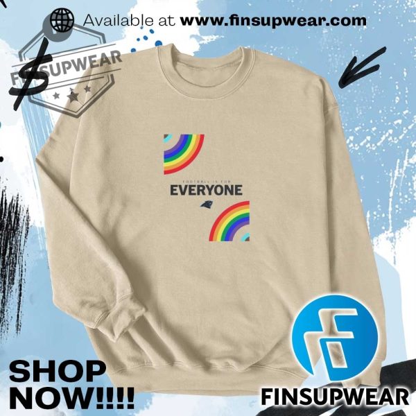 Carolina Panthers Pride Football Is For Everyone Shirt finsupwear 5