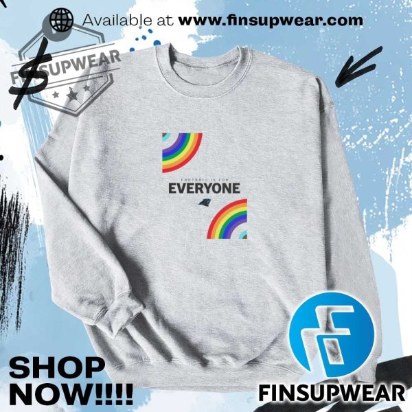 Carolina Panthers Pride Football Is For Everyone Shirt finsupwear 6