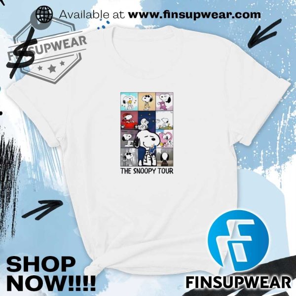 The Snoopy Tour Taylor Eras Tour Tshirt finsupwear 1 1
