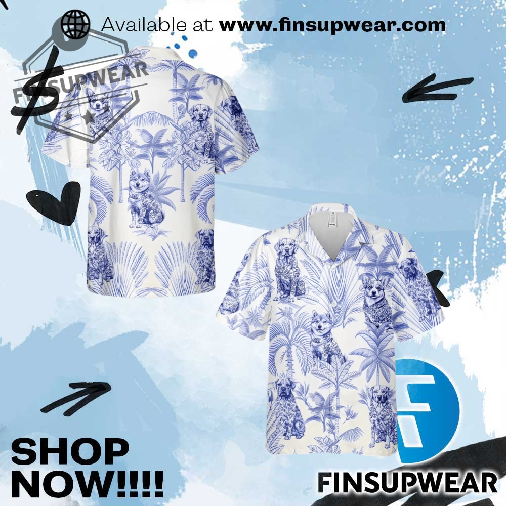Dog Personalized Custom Unisex Tropical Hawaiian Aloha Shirt 1 Dog Personalized Custom Unisex Tropical Hawaiian Aloha Shirt