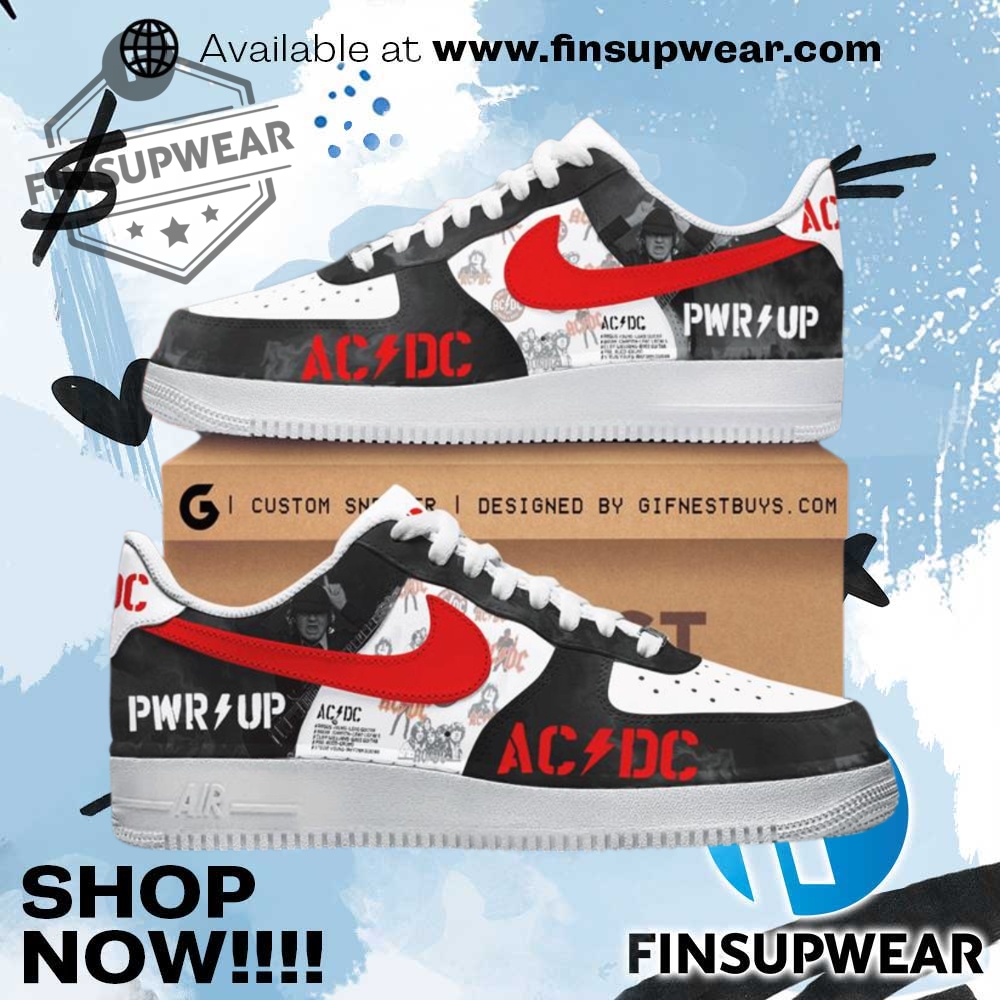 Newest Acdc Power Up Tour 2025 Air Force Nike Shoes 1 NEWEST ACDC Power Up Tour 2025 Air Force Nike Shoes
