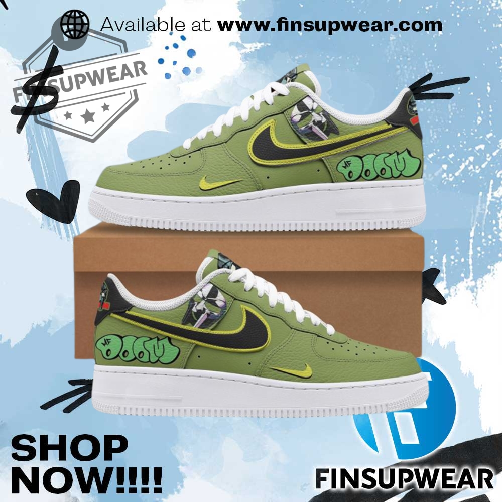 Mf Doom Rapper Air Forces Nike Shoes 1 MF DOOM Rapper Air Forces Nike Shoes