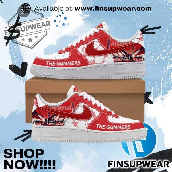 Arsenal The Gunner Air Forces Nike Shoes finsupwear 1