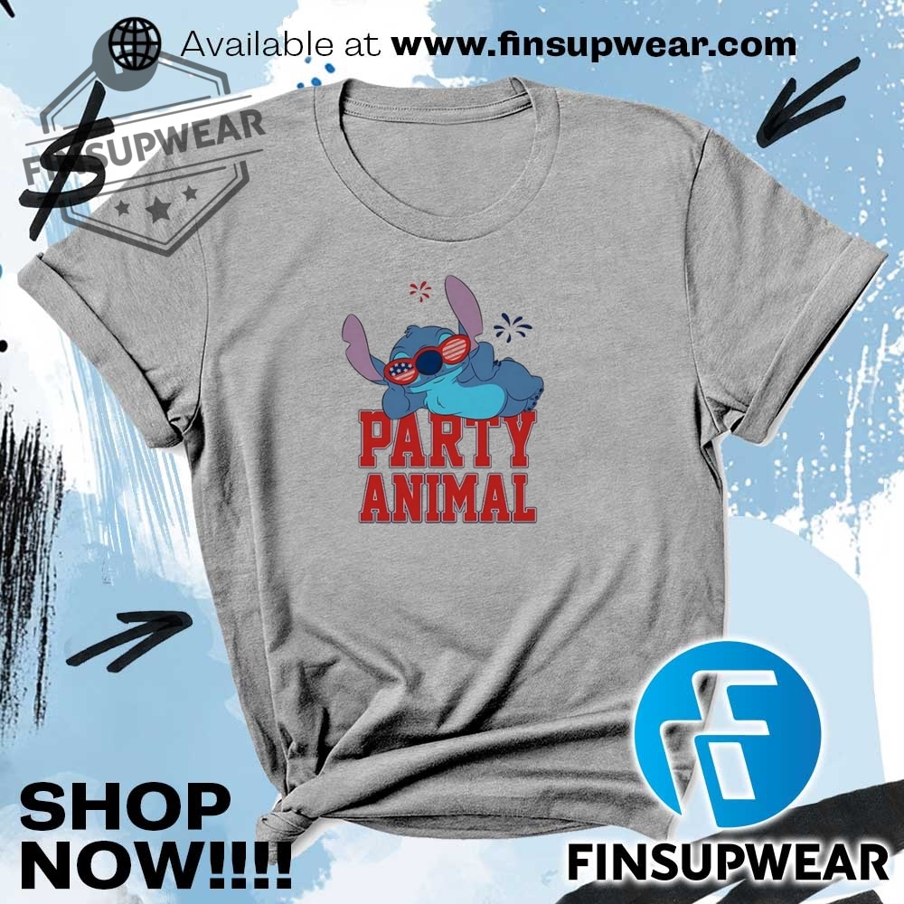 Stitch Party Animal 4Th Of July Shirt 8 Stitch party animal 4th of July shirt